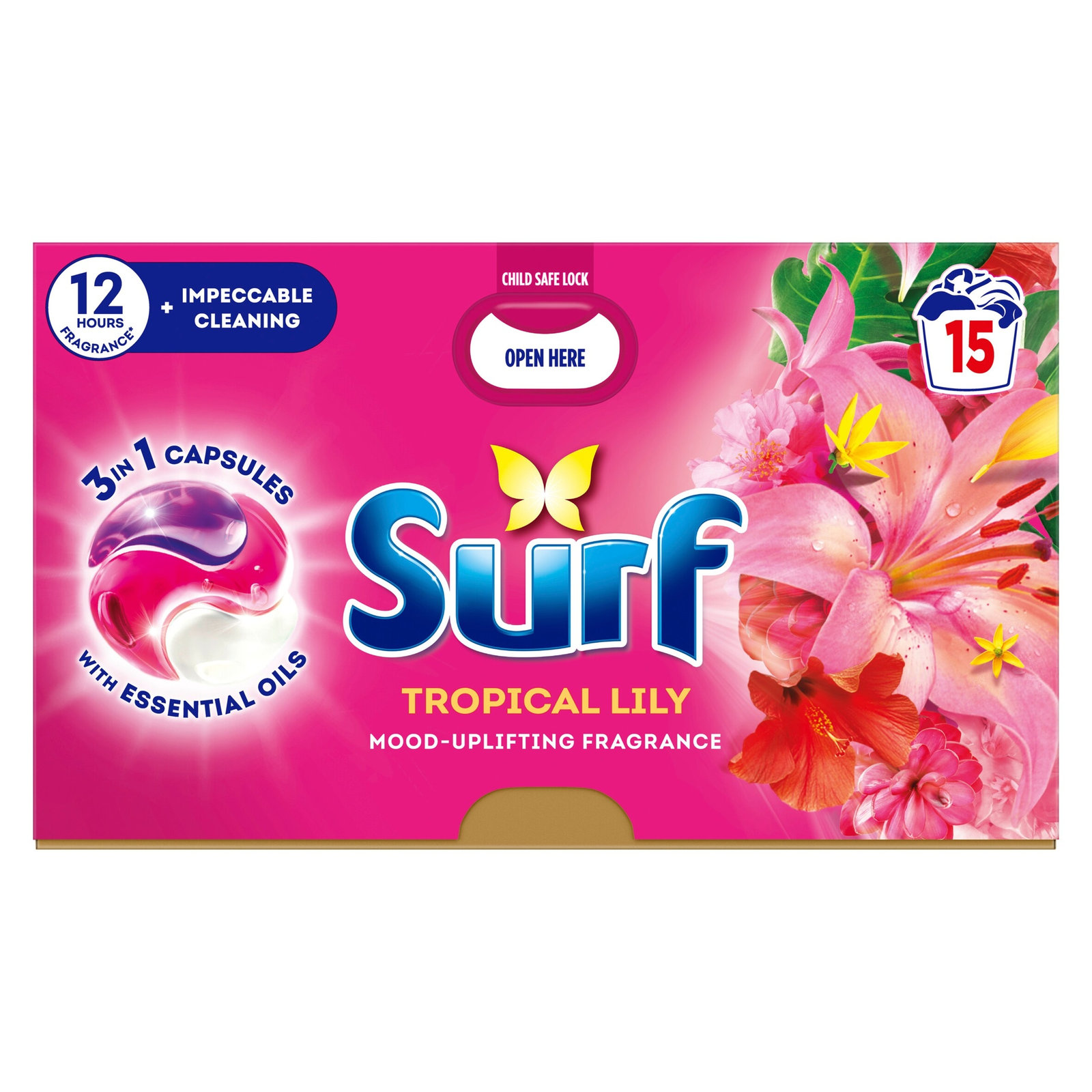 Surf Tropical Lily Capsules 15W 15×17.3g