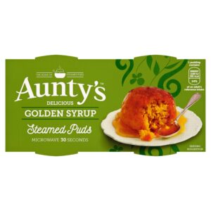 Auntys Golden Syrup Steamed Puddings 2×95g