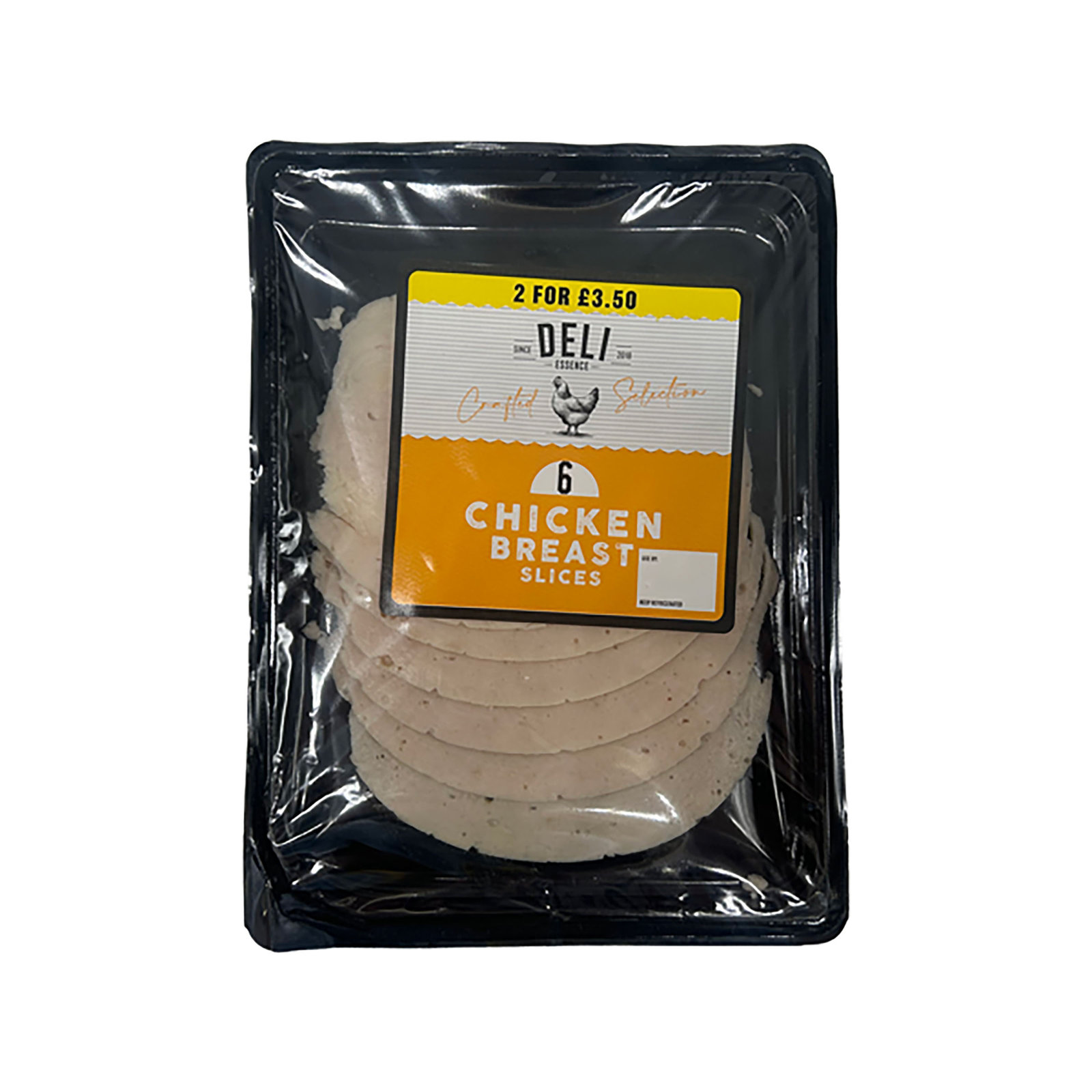 Deli Essence 6 Chicken Breast Slices (2 for £3.50) 110g