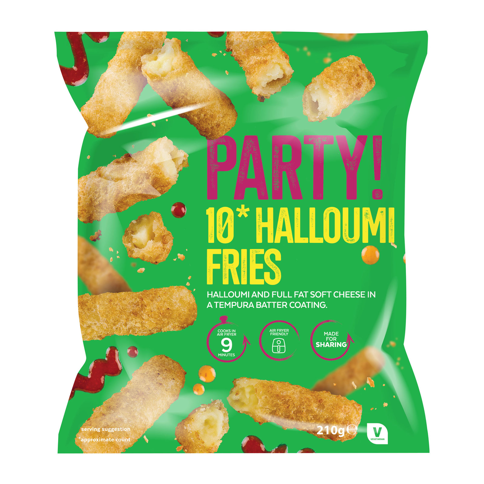 PARTY! Battered Halloumi Fries 210g
