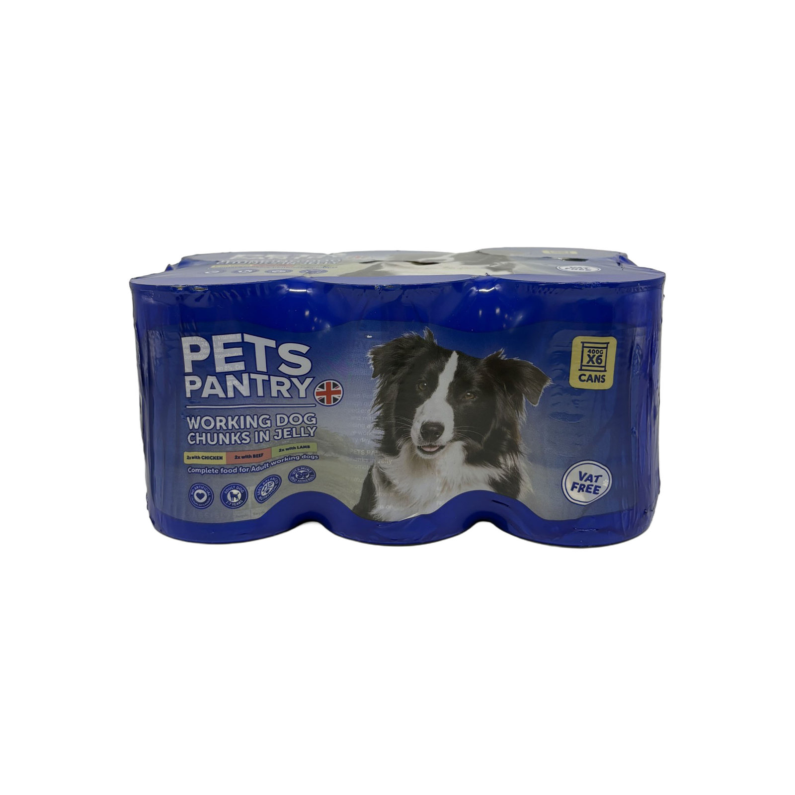 Pets Pantry Working Dog Chunks in Jelly 6×400g