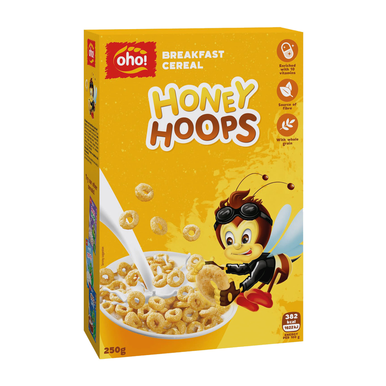Oho! Honey Hoops 250g