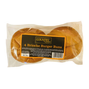 Country Oven Brioche Burger Buns 4pk