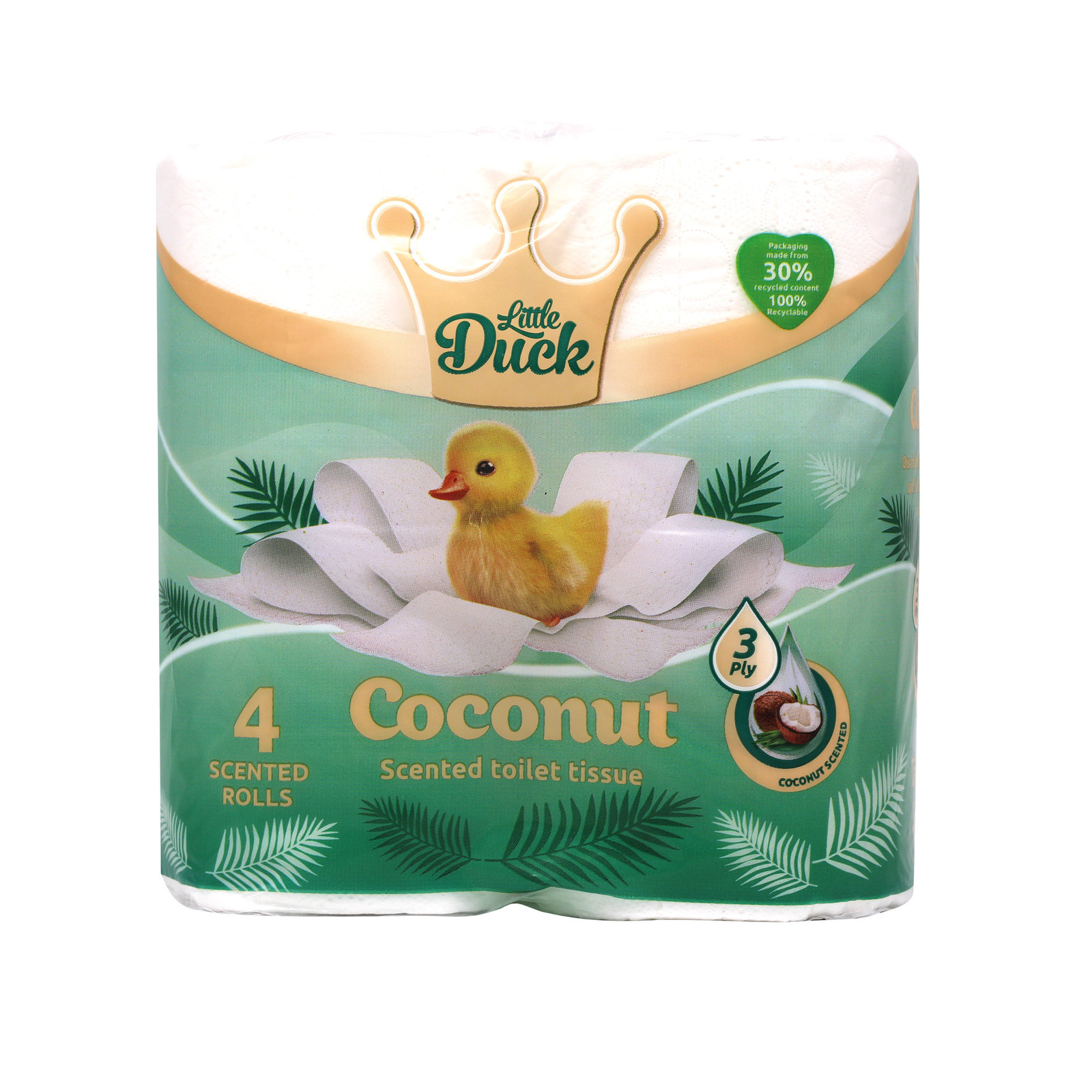Little Duck Coconut Toilet Tissue 4×150sh