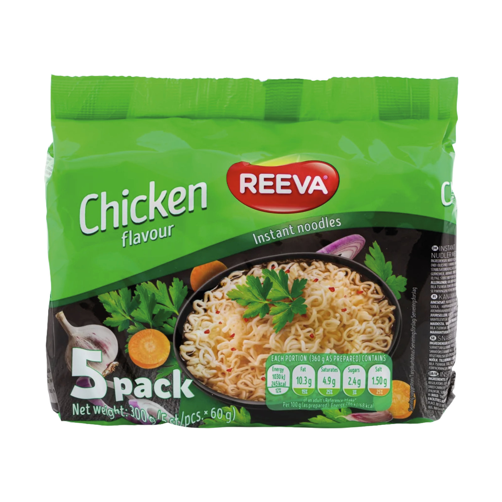 Reeva Instant Chicken Noodles 5×60g