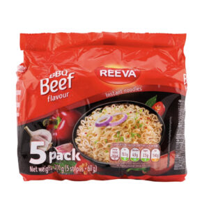 Reeva Noodles BBQ Beef Flavour 5×60g