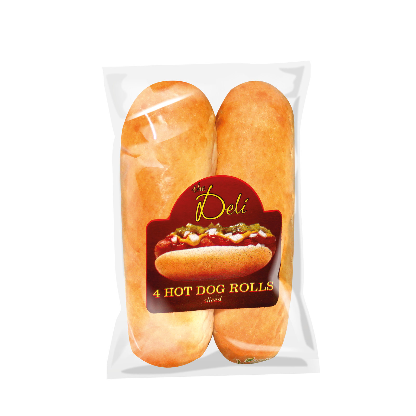 The Deli 4 Hot Dog Rolls 250g