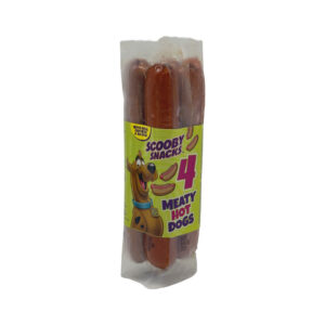 Scooby Snacks 4 Meaty Hot Dogs 55g