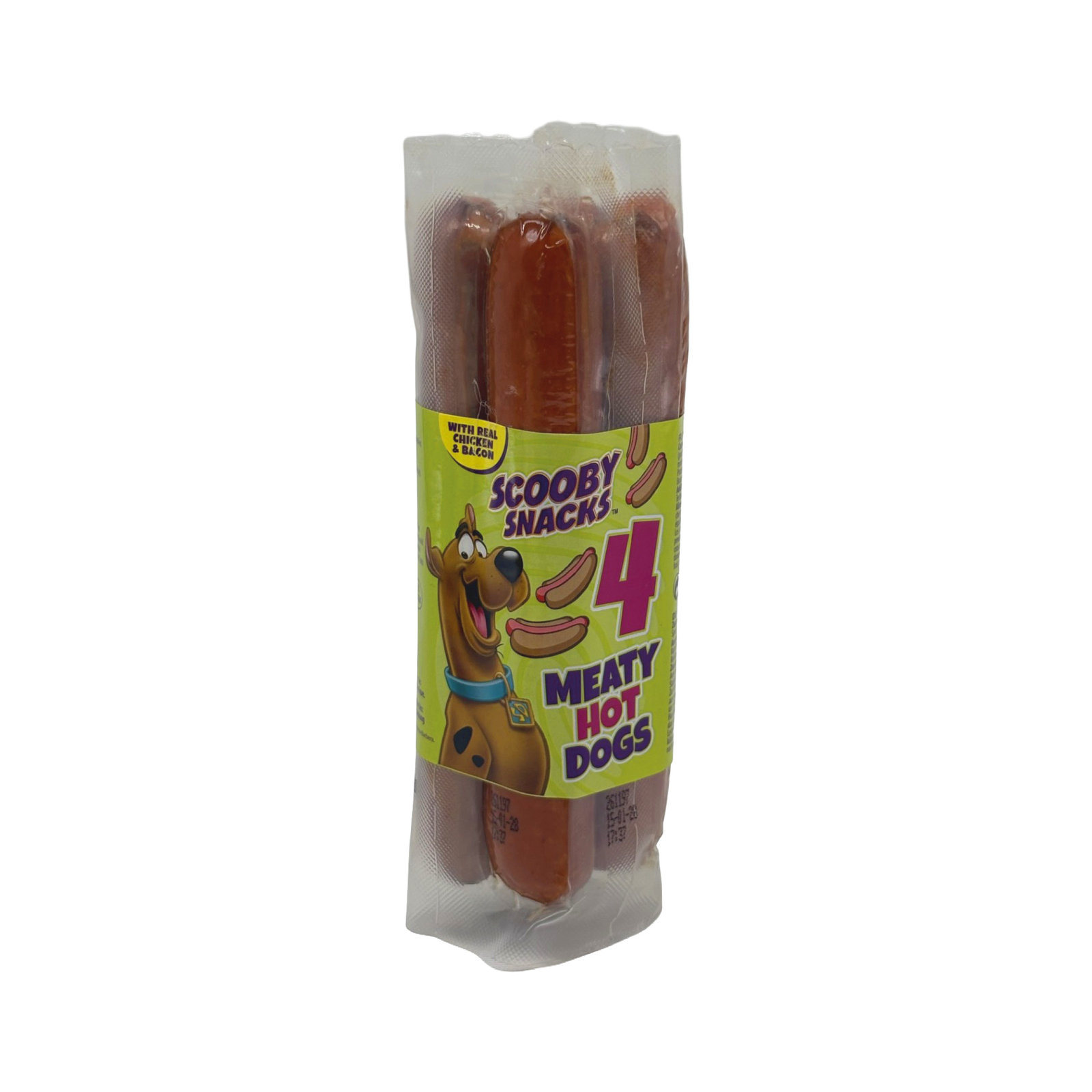 Scooby Snacks 4 Meaty Hot Dogs 55g