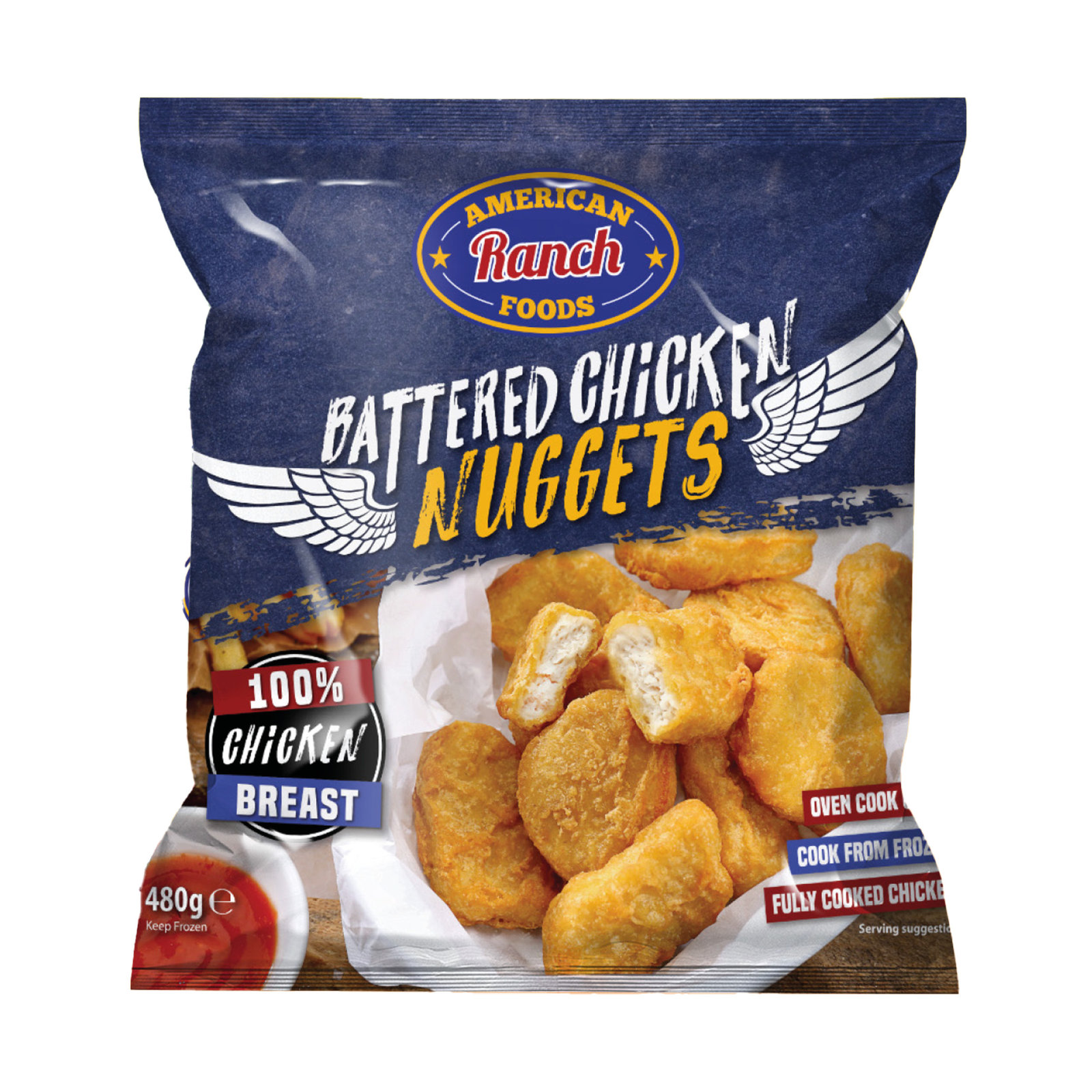 American Ranch Chicken Nuggets 480g
