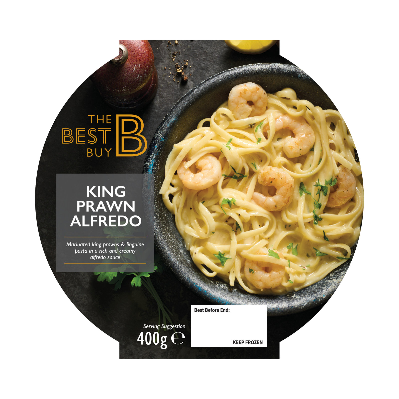 The Best Buy King Prawn Alfredo 400g