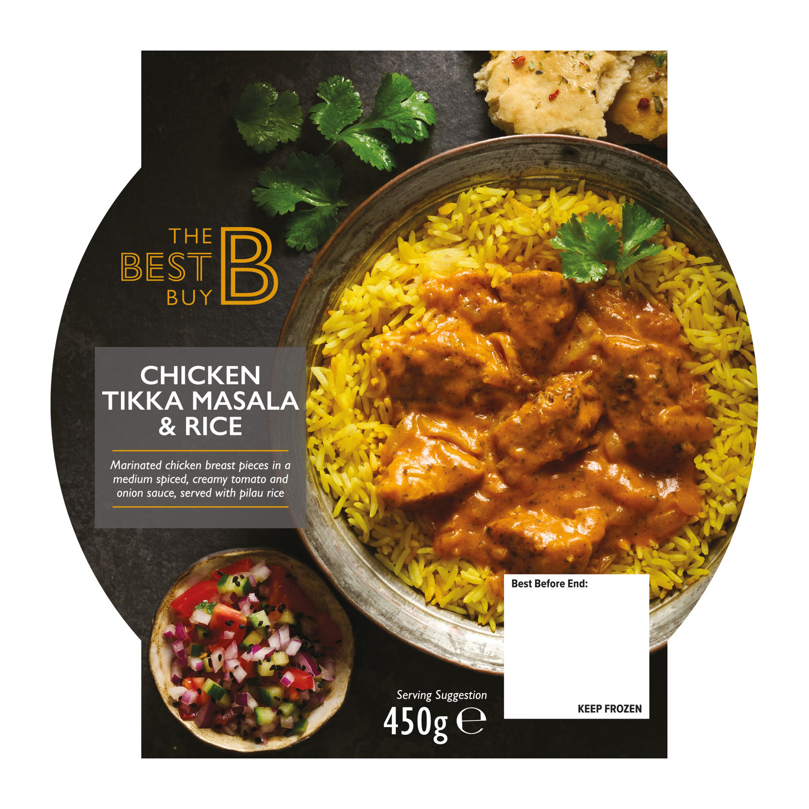 The Best Buy Chicken Tikka Masala & Rice 450g