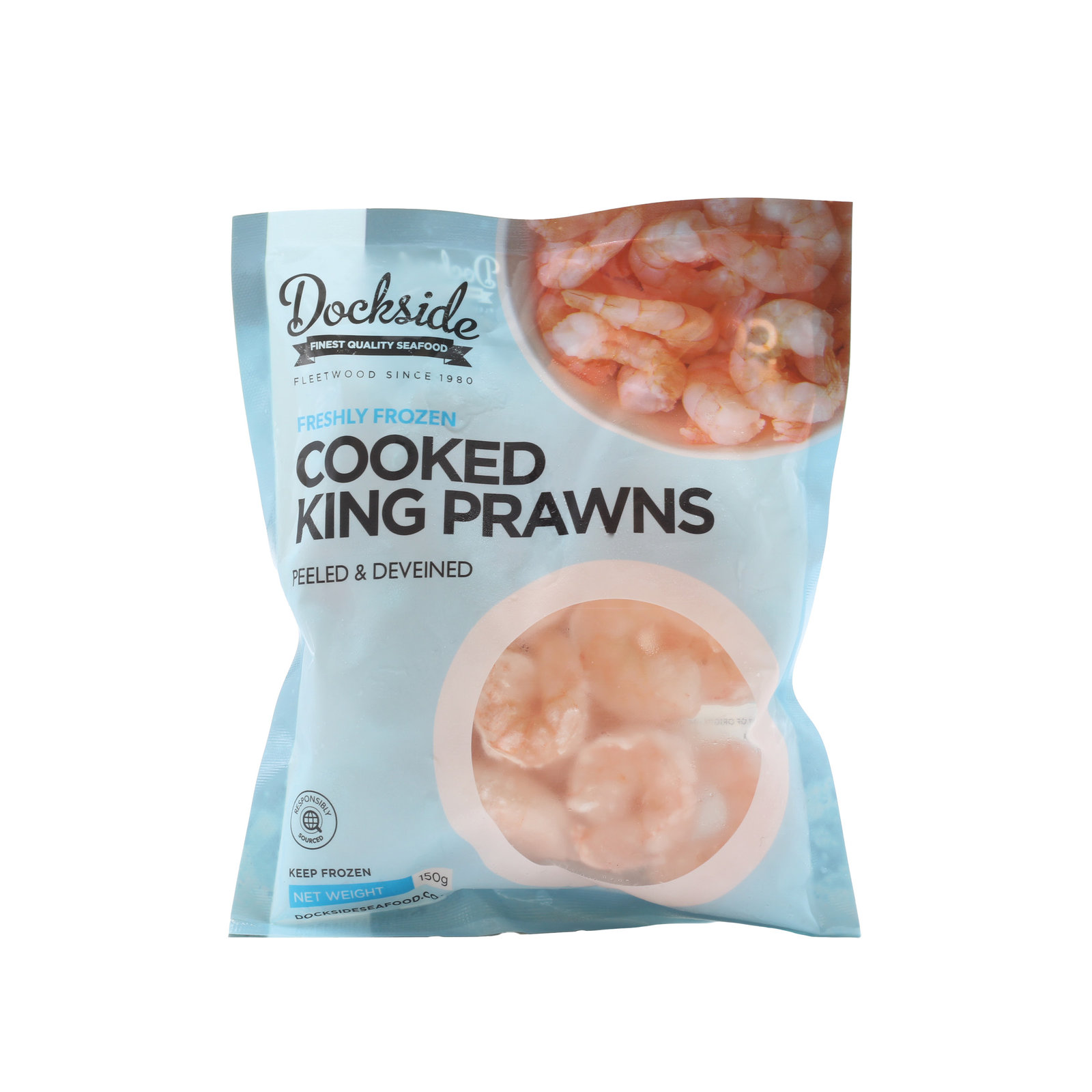 Dockside Cooked King Prawns 150g