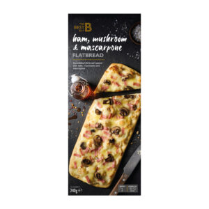 The Best Buy Ham, Mushroom & Mascarpone Flatbread 240g