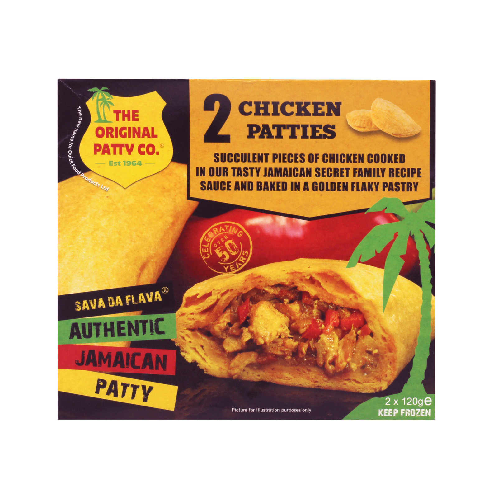 The Original Patty Co. Chicken Patties 2×120g