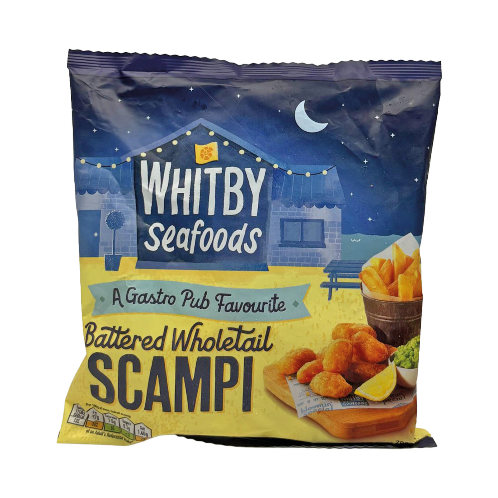 Whitby Seafoods Battered Wholetail Scampi 200g