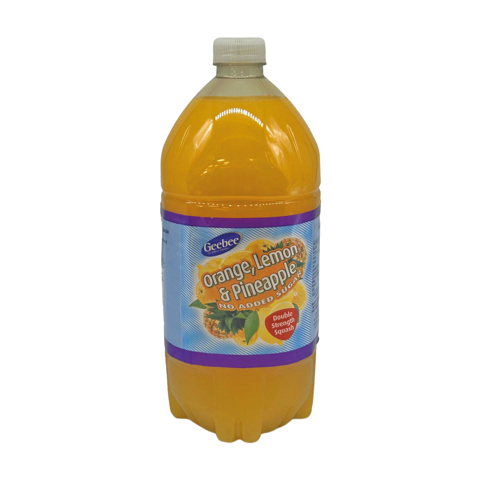 Geebee Orange, Lemon & Pineapple No Added Sugar Double Strength 1.5L