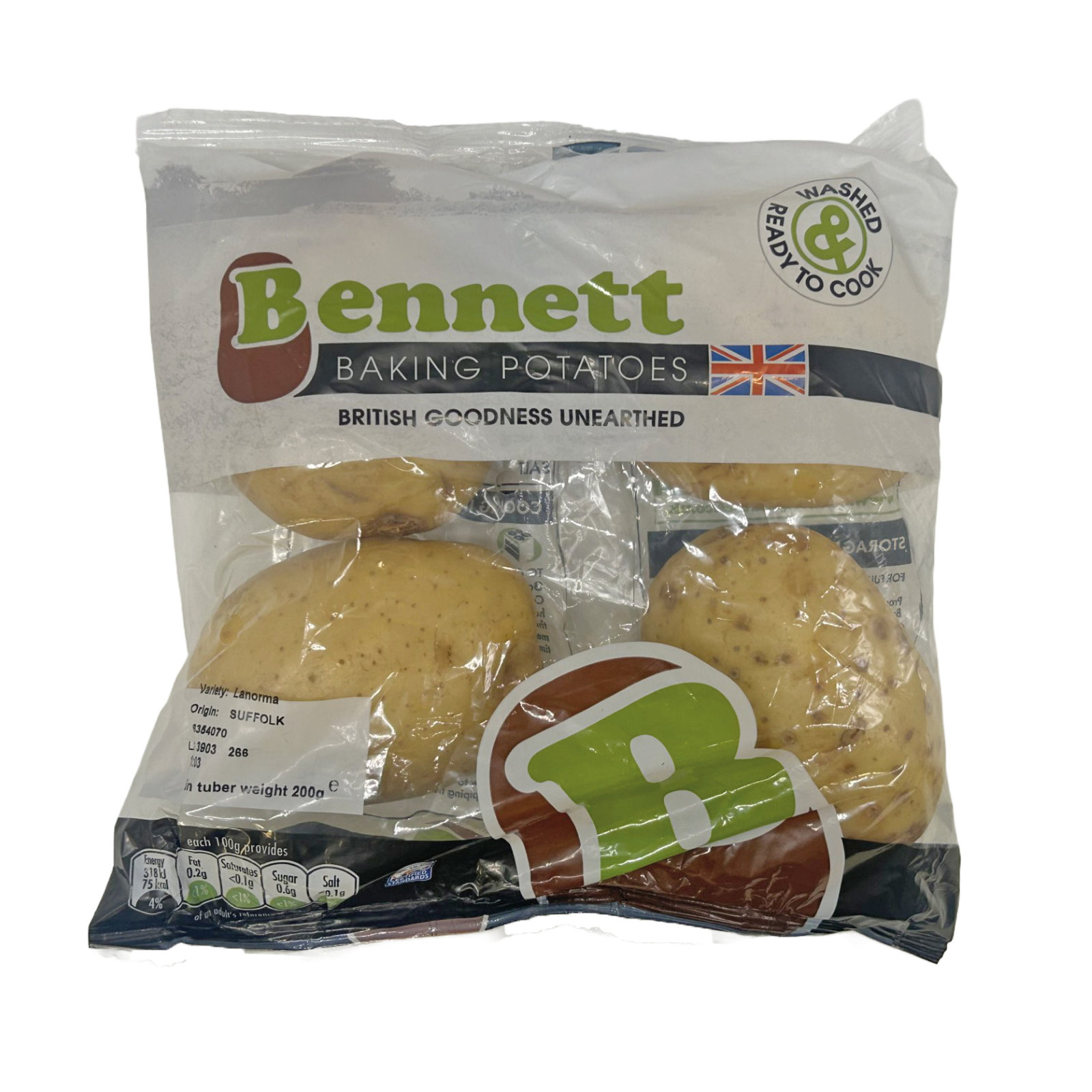 Bennett Baking Potatoes 4pk