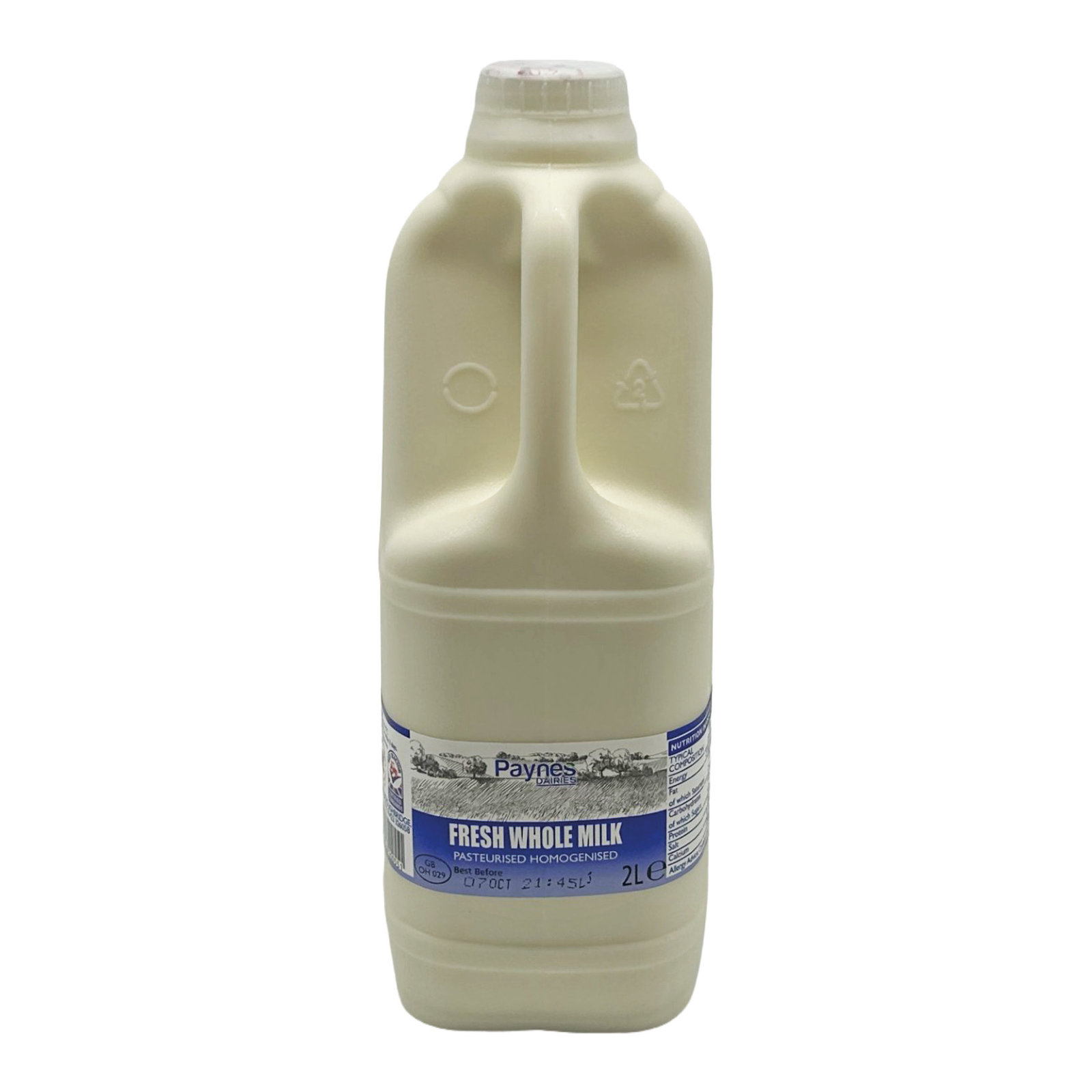Paynes Dairies Whole 2l