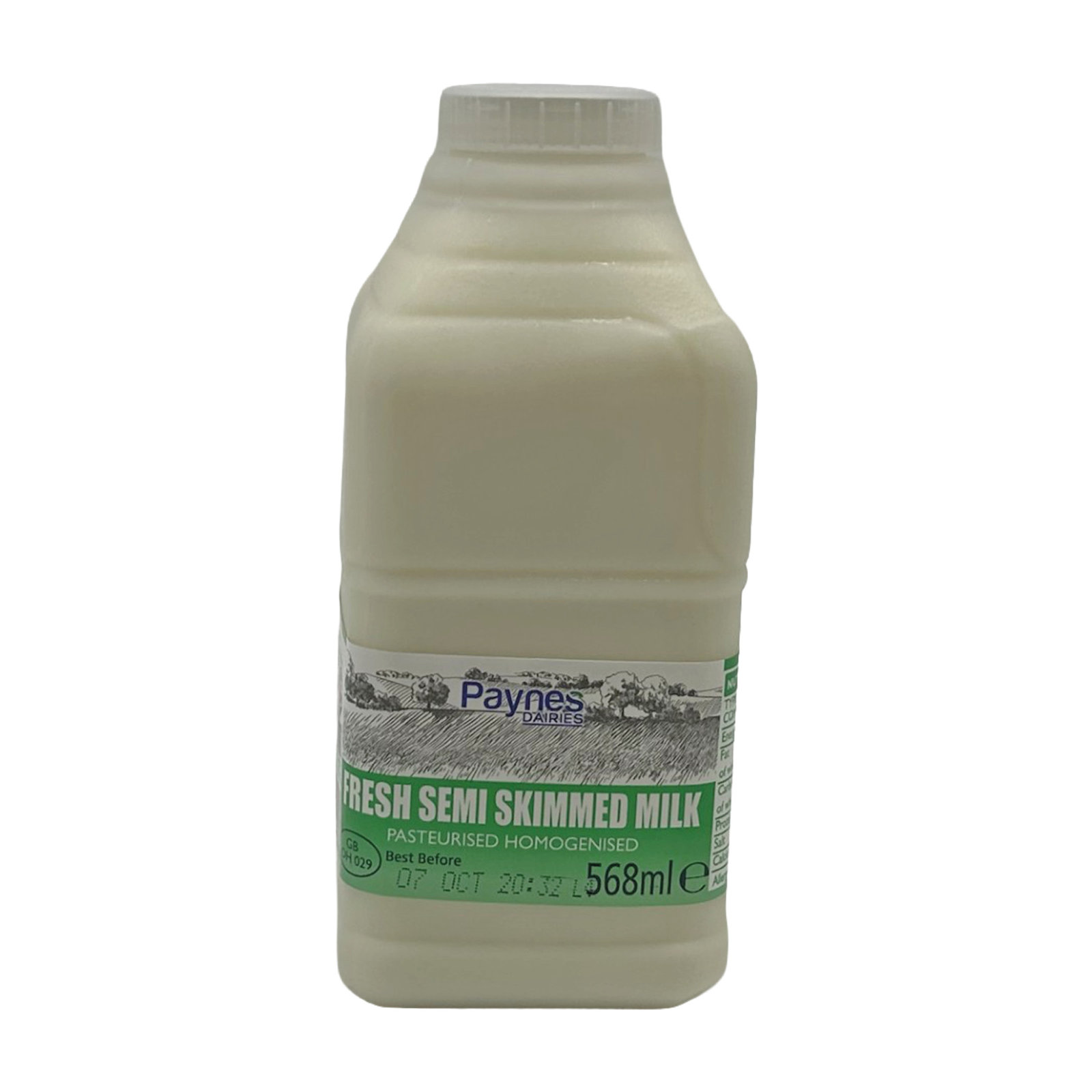 Paynes Dairies Semi Skimmed 568ml