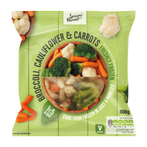 Seasons Harvest Broccoli, Cauliflower & Carrots 800g