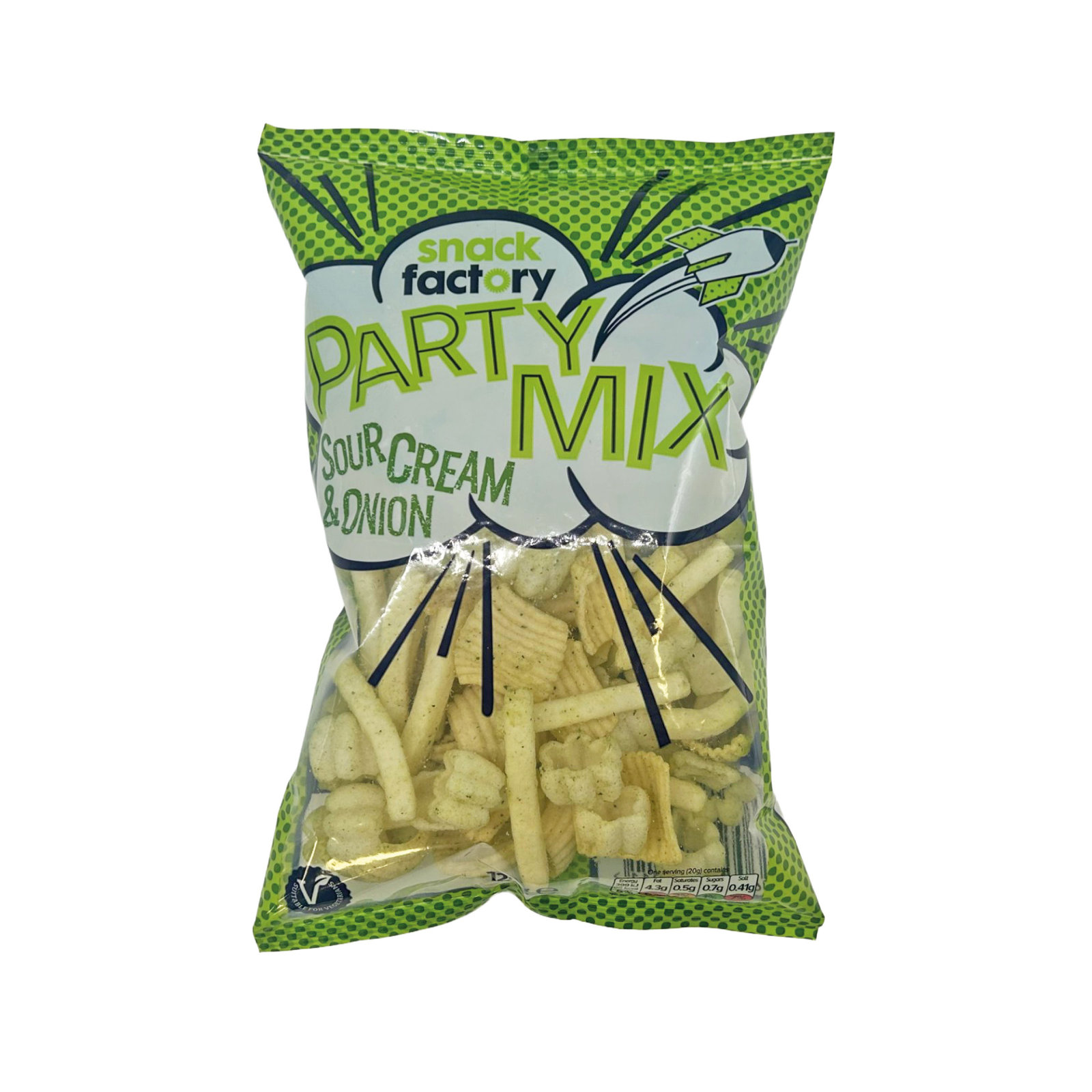 Snacky Factory Party Sour Cream & Onion 120g