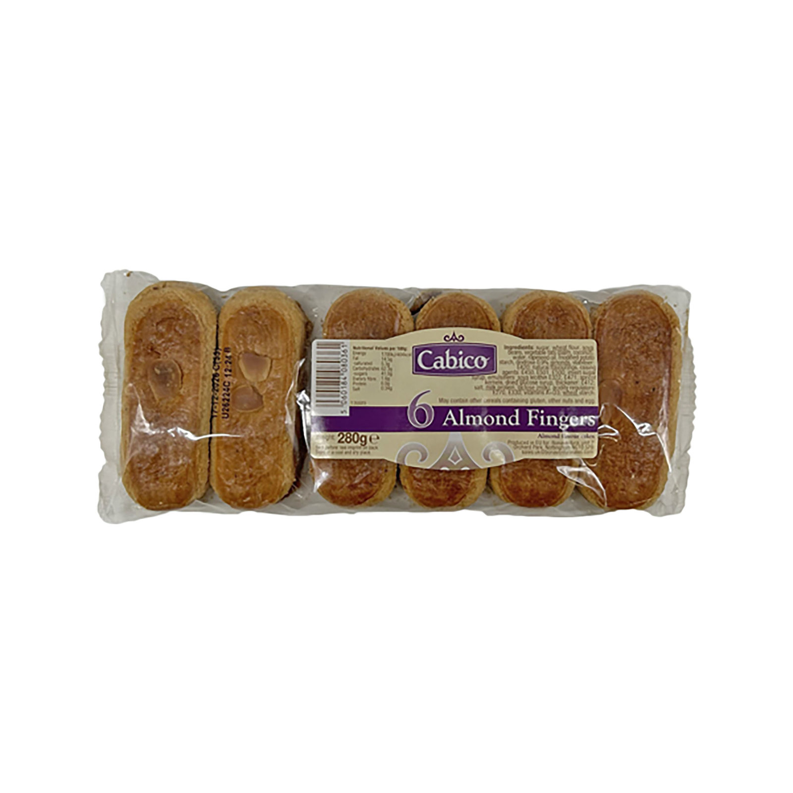 6 Almond Fingers 280g