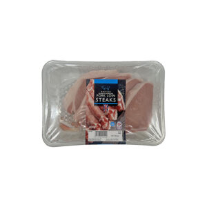 British Boneless Rindless Pork Loin Steaks 400g