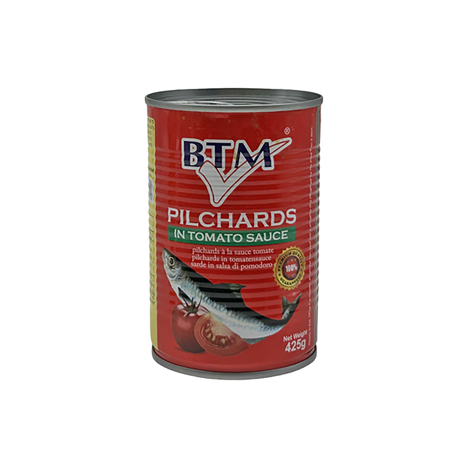 BTM Pilchards in Tomato Sauce 425g