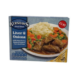 Kershaws Liver & Onions (PMP £2.85) 400g