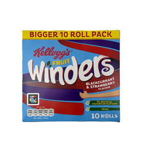 Kellogg’s Fruit Winders Blackcurrant & Strawberry 10×17g