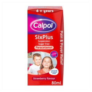 Calpol Six Plus Sugar-Free Paracetamol 80ml