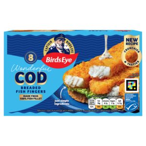 Birds Eye 8 Cod Breaded Fish Fingers 240g