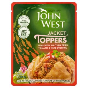 John West Jacket Toppers Tuna with Oven Dried Tomato & Herb Dressing 85g