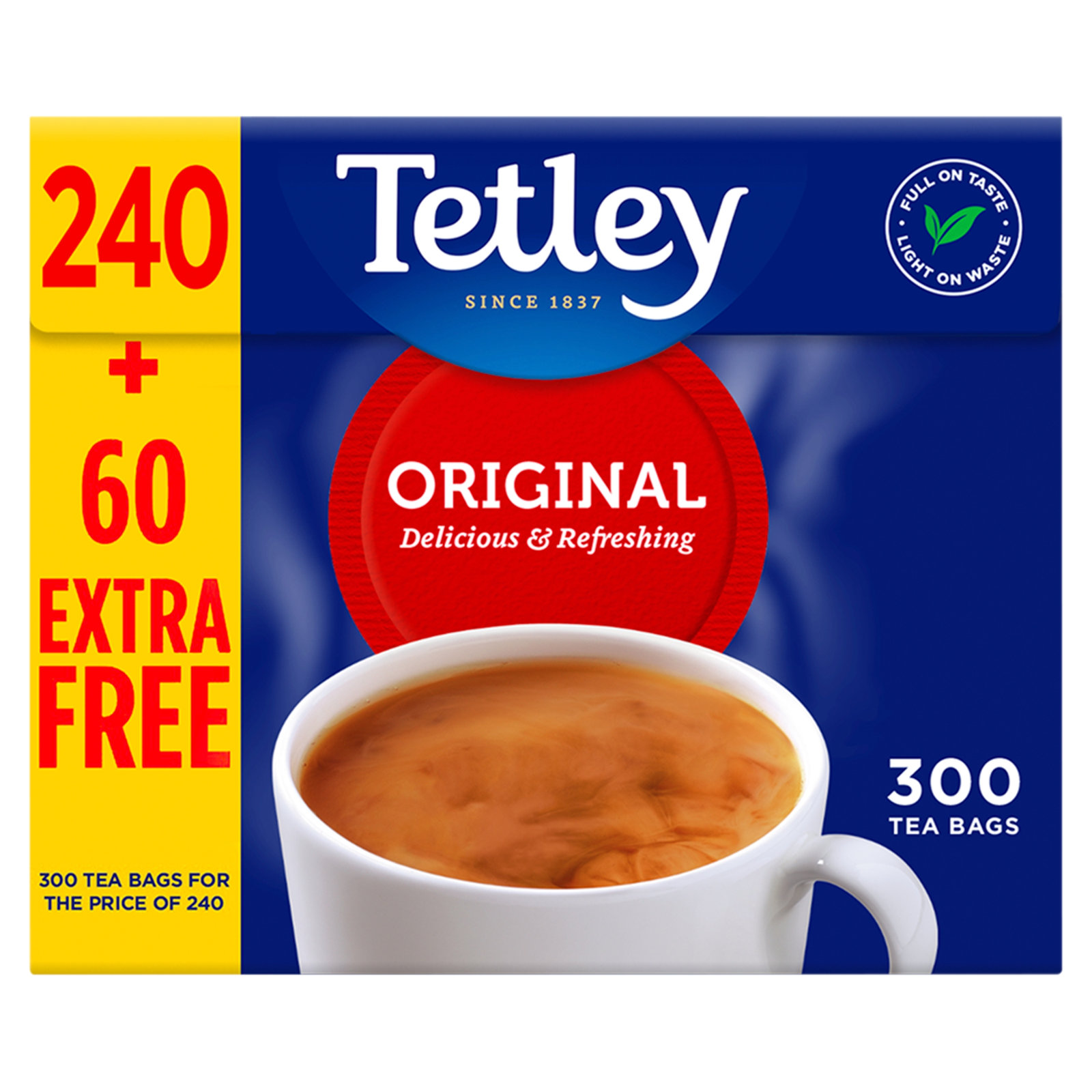 Tetley Original 240 + 60 Bags 938g