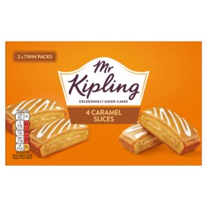 Mr Kipling Caramel Slices 4pk