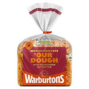 Warburtons Wholegrain & Rye Ourdough 400g