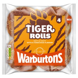 Warburtons Tiger Rolls 4pk