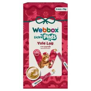 Webbox Lick-E-Puds Yule Log 75g