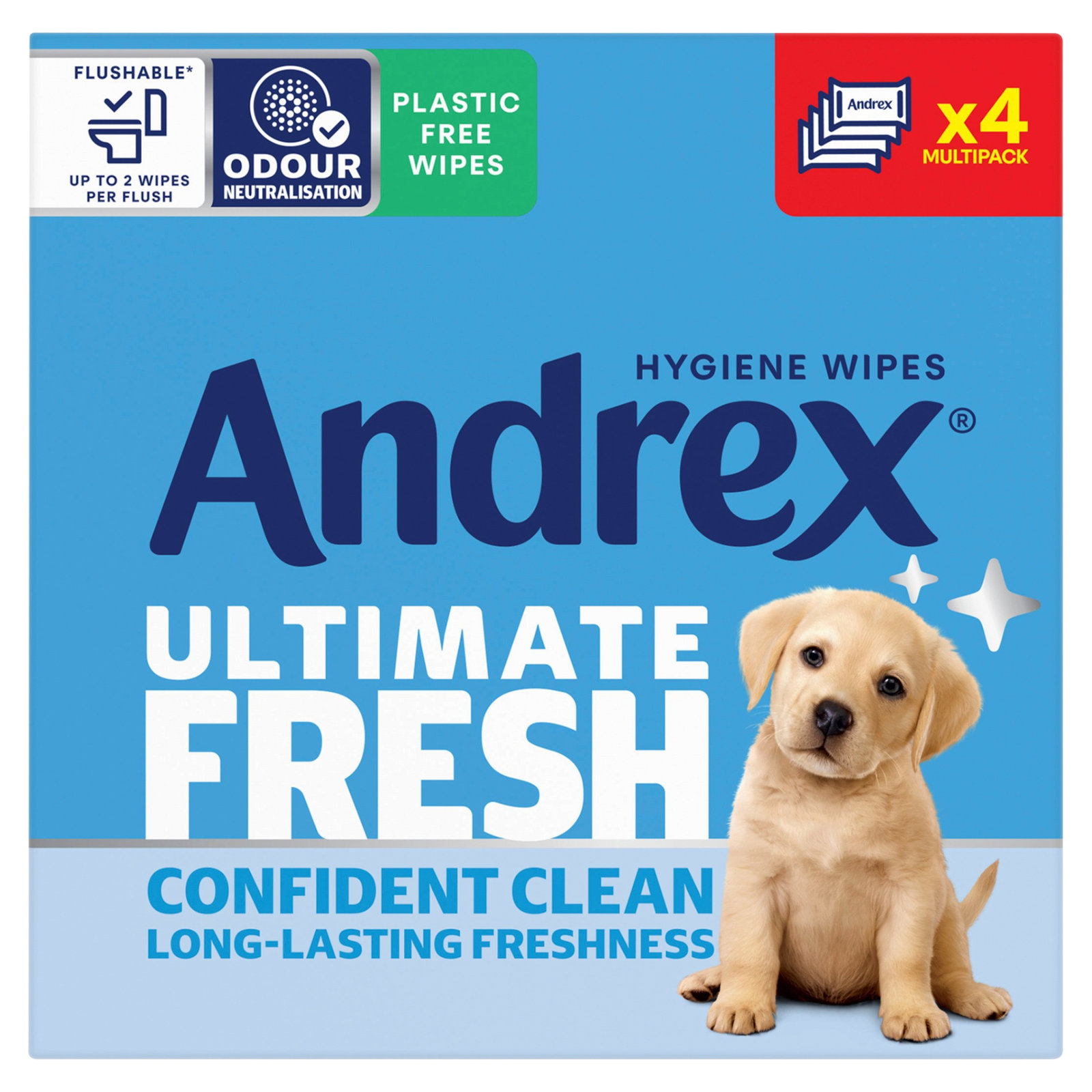 Andrex Hygiene Wipes Ultimate Fresh 4×36sh
