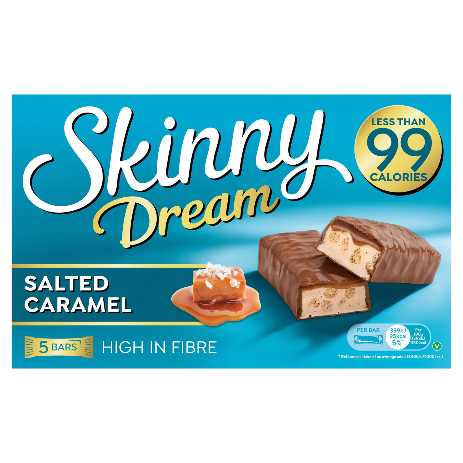 Skinny Dream Salted Caramel 5×25g