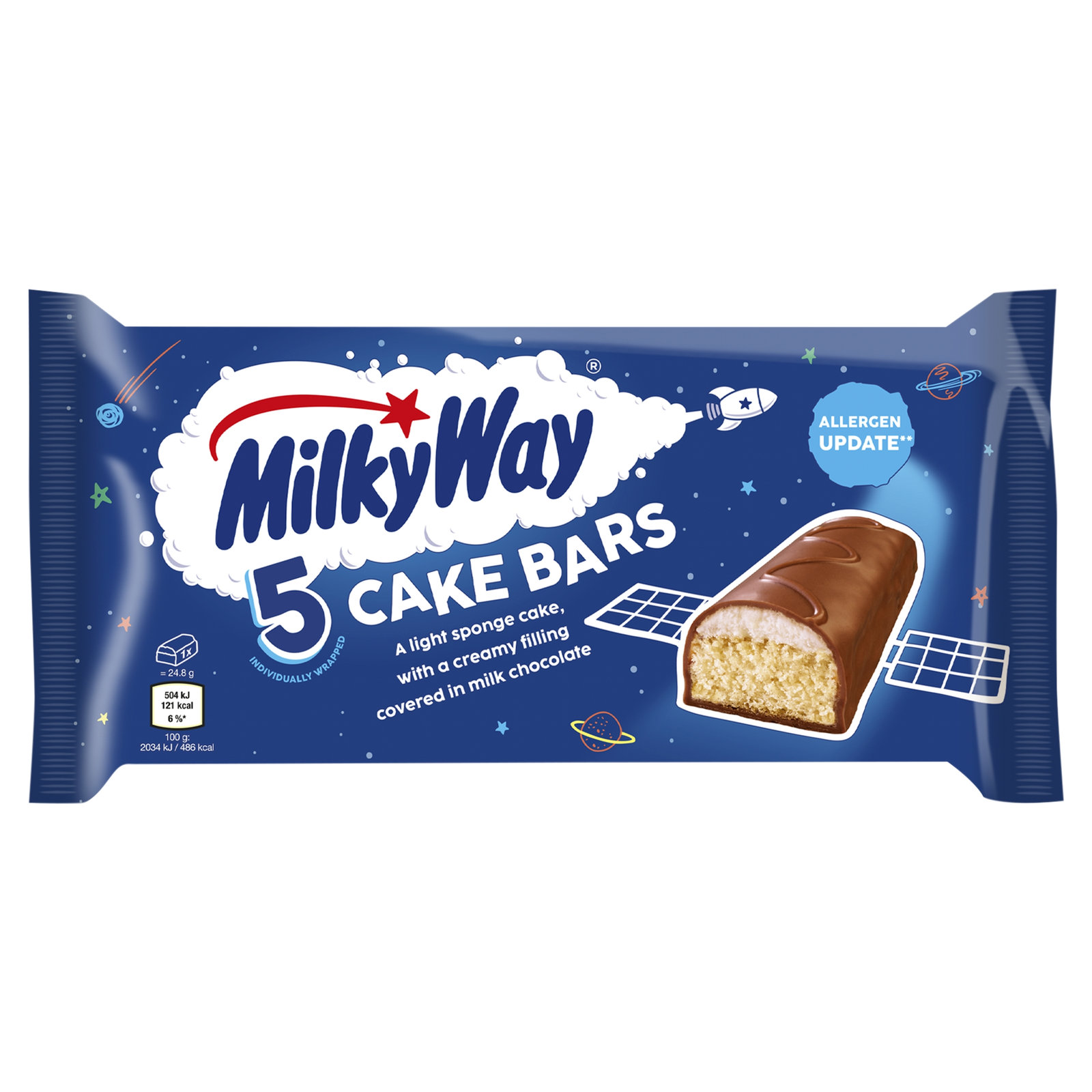 MilkyWay Cake Bars 5pk