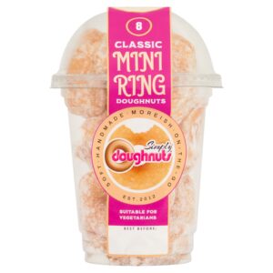 Simply Doughnuts Classic Mini Ring Doughnuts 8pk