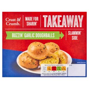 Crust & Crumb Takeaway Garlic Doughballs 145g