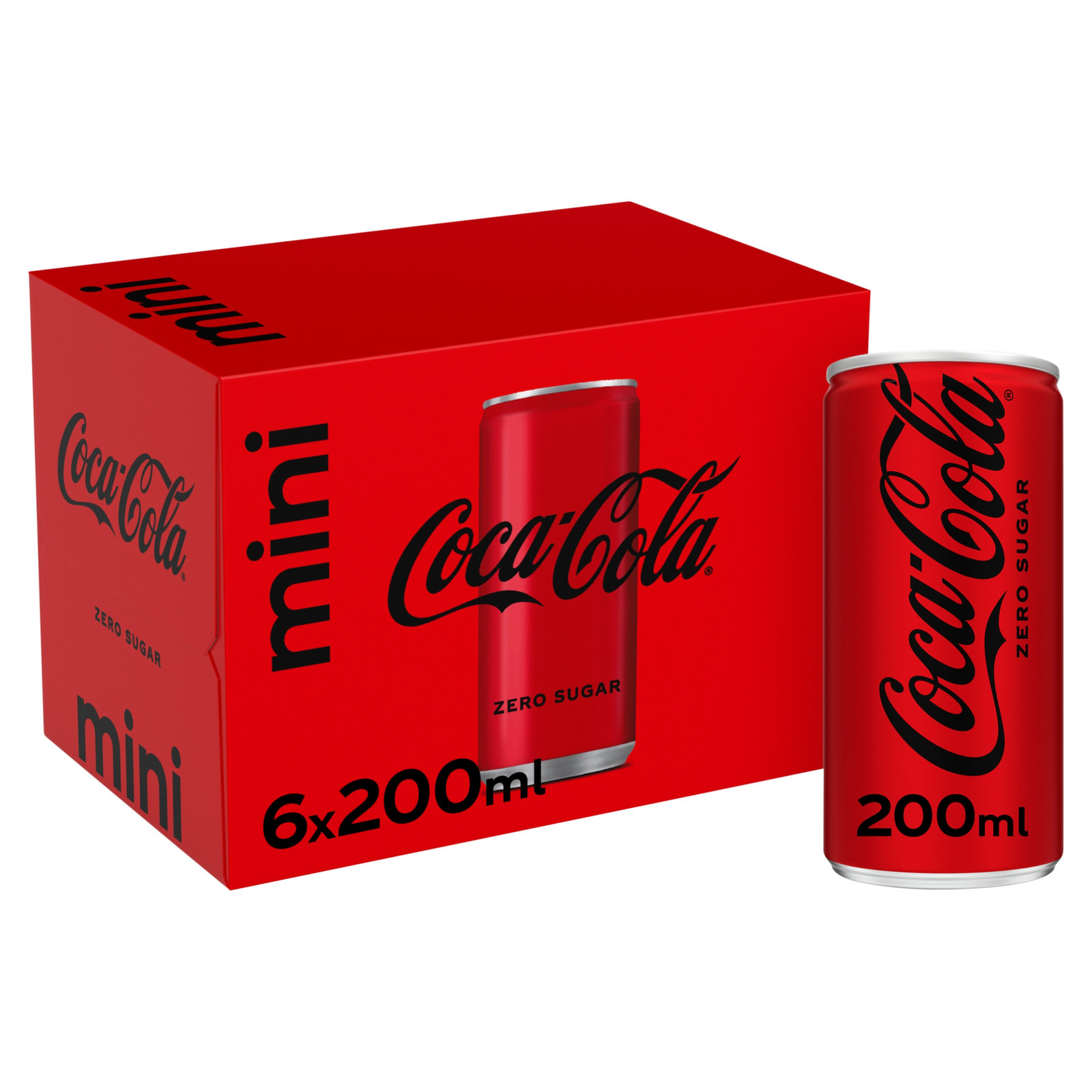 Coca Cola Zero 6×200ml