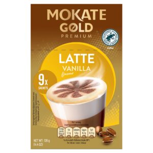 Mokate Gold Premium Vanilla Latte 9×14g