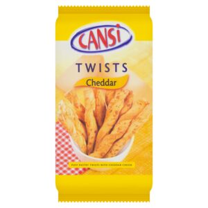 Cansi Cheddar Twists 125g