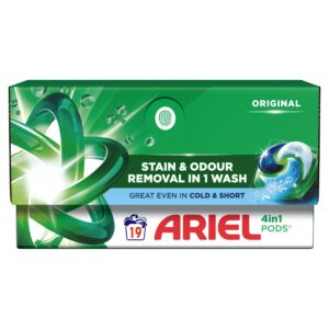 Ariel Original Laundry Detergent Pods 19×17.4g