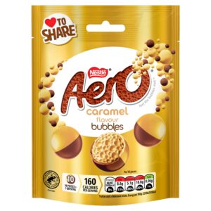 Nestle Aero Caramel Bubbles 92g