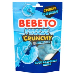Bebeto Freeze Dried Blue Raspberry Rings 35g